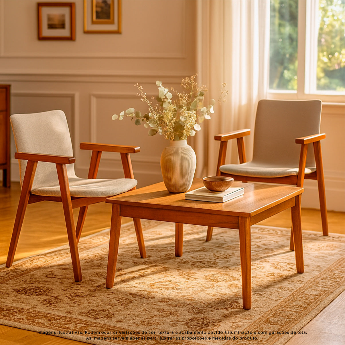 Kit 2 Cadeiras Escandinava Ergonomicas Lisboa