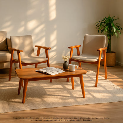 Kit 2 Cadeiras Escandinava Ergonomicas Lisboa