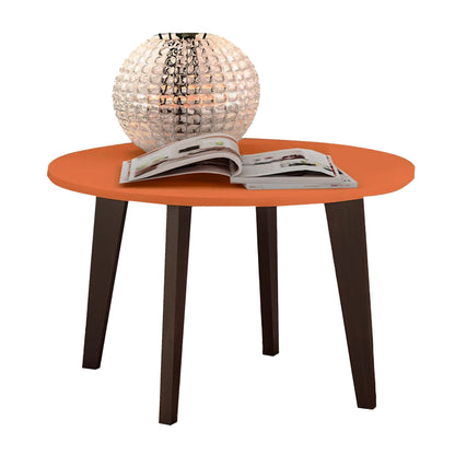 Mesa de Centro RT 3082 Redonda 58cm Branco – Pés Palito