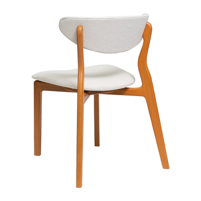 Kit Conjunto Cadeira Vênus em Madeira Maciça de Eucalipto com Assento e Encosto Estofados — Conforto e Design Elegante para Sala de Jantar