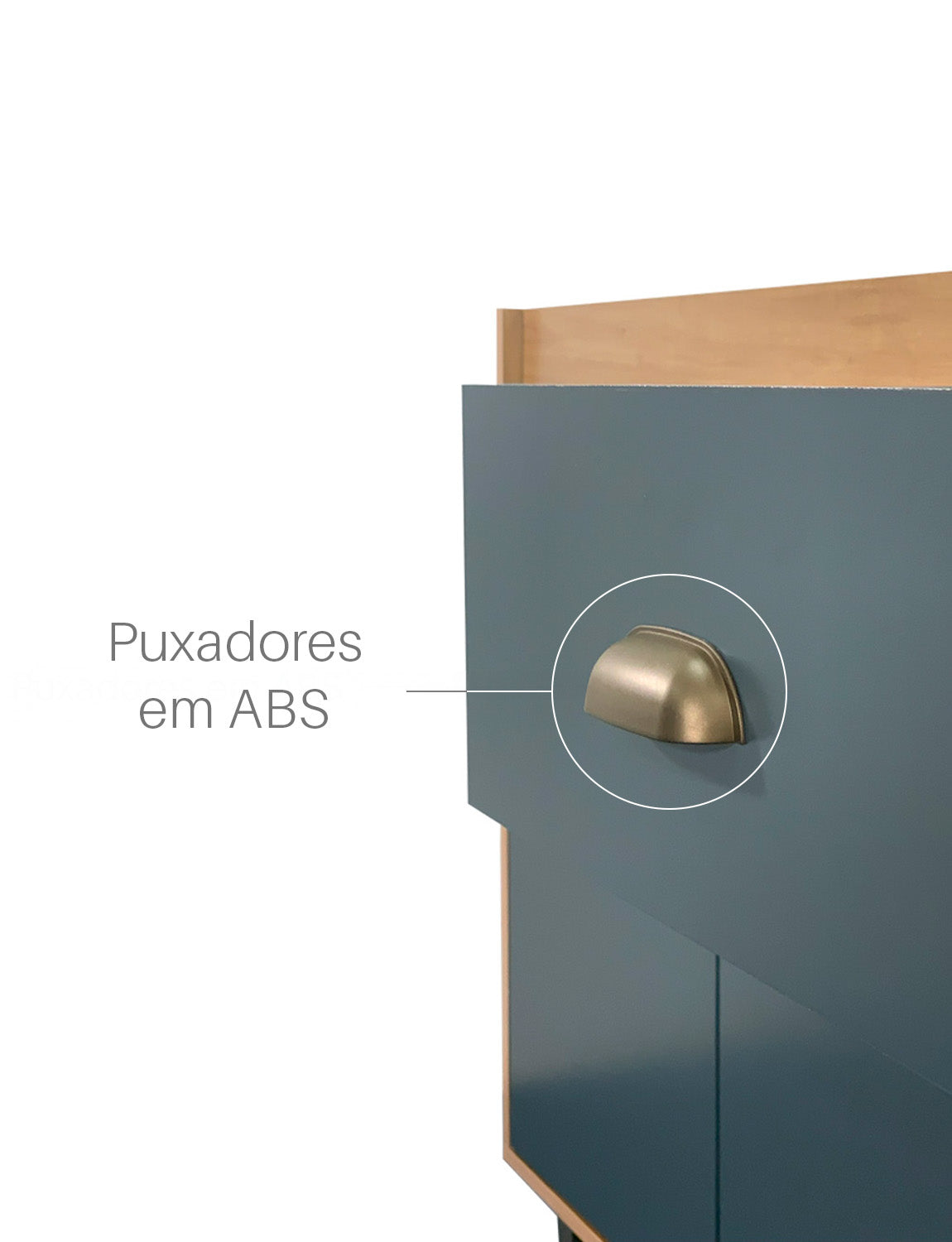 Balcão de Pia para Cozinha MB 1030 120cm armário com 3 portas, 1 gaveta