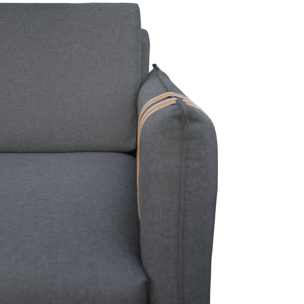 Poltrona Bogotá Linho 1 Lugar – Estrutura em Eucalipto