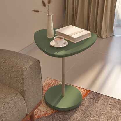 Mesa De Apoio Lateral Baixa Orgânica Para Sofá em Sala de Estar