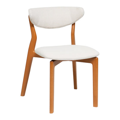 Kit Conjunto Cadeira Vênus em Madeira Maciça de Eucalipto com Assento e Encosto Estofados — Conforto e Design Elegante para Sala de Jantar