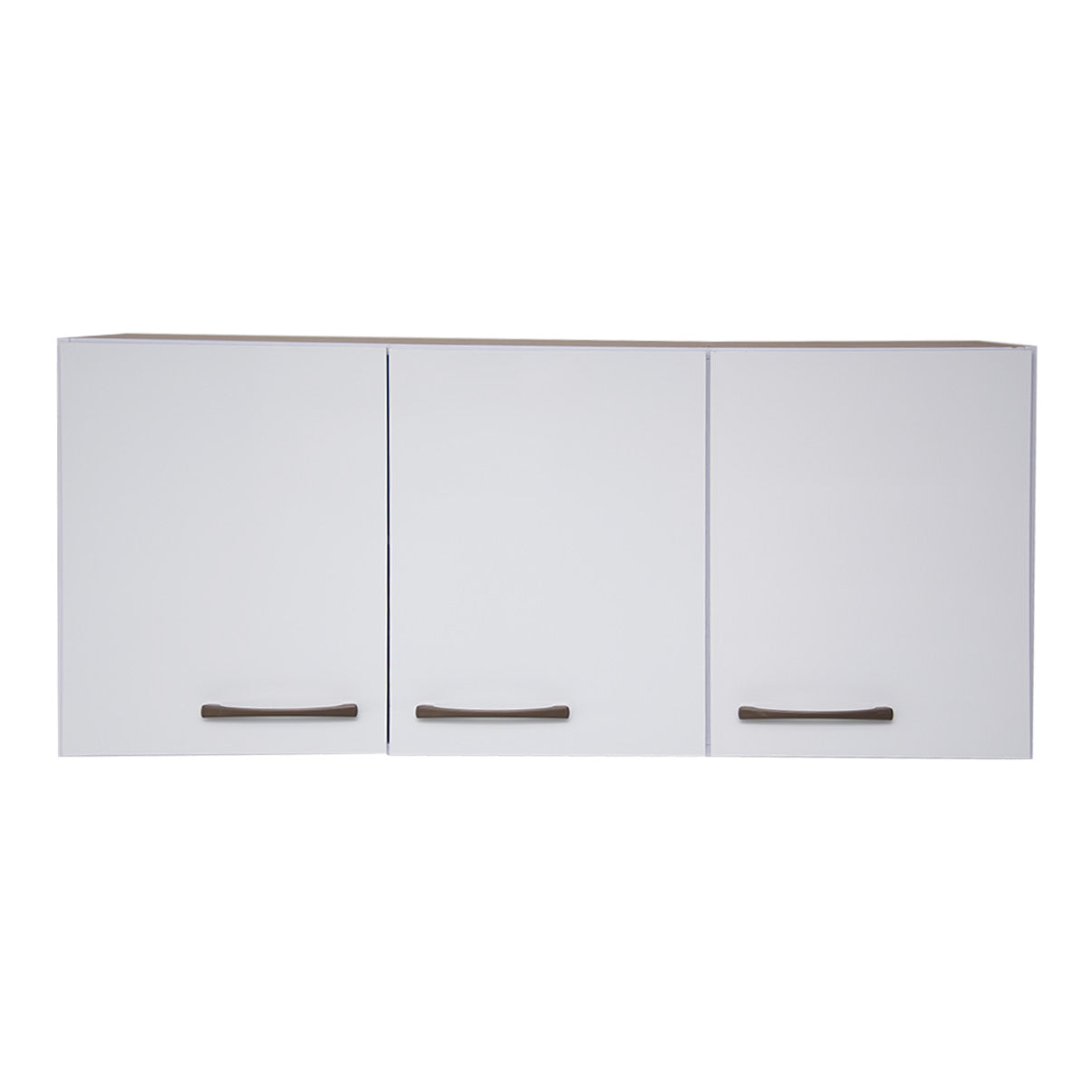 Armário Aéreo de Cozinha Carol 120cm — Estrutura em MDF e MDP com Pintura UV, 3 Portas com Dobradiças Metálicas e 2 Prateleiras para Organizar a Cozinha