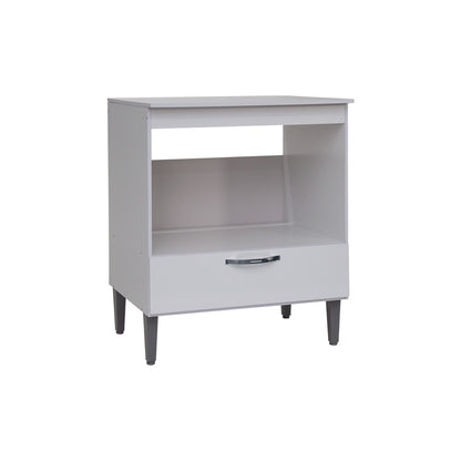 Balcão Cooktop 5 Bocas 85cm MDP para Cozinha Compacta com Nicho para Forno e Porta Basculante