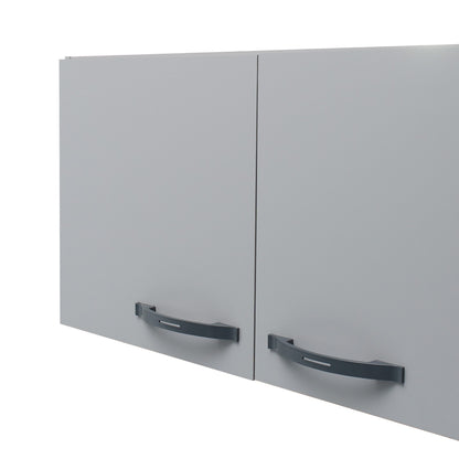 Armário Aéreo de Cozinha Light 1,20m — Estrutura em MDP 12mm com Pintura UV, 3 Portas e Dobradiças Metálicas para Organizar Cozinha Compacta