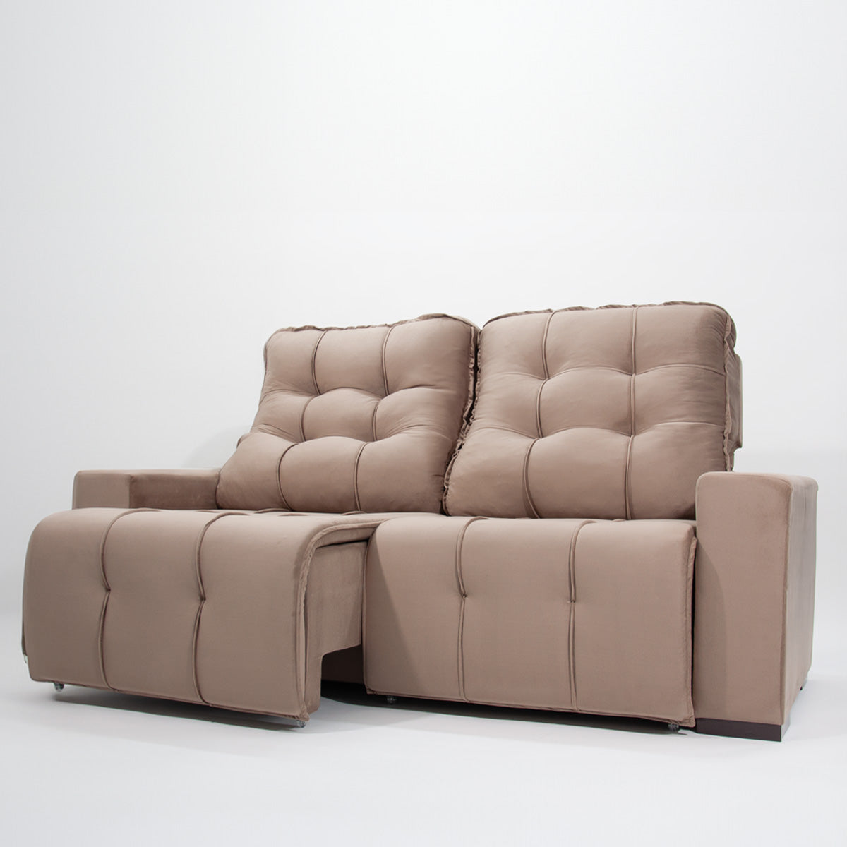 Sofá Liverpool 3 Lugares Retrátil e Reclinável com Molas Ensacadas e Pillow 2m