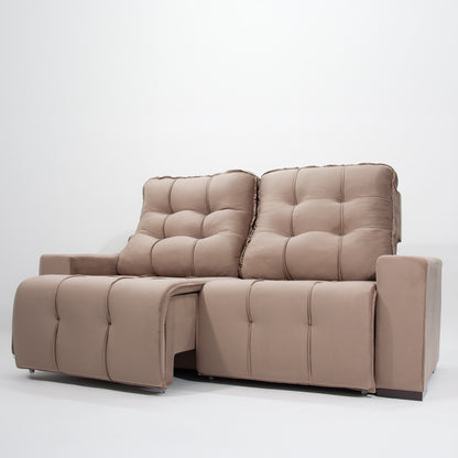 Sofá Liverpool 3 Lugares Retrátil e Reclinável com Molas Ensacadas e Pillow 2m