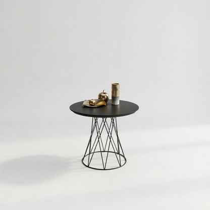 Mesa de Centro JB 8040 MDF com Pés em Ferro – Borda Invertida