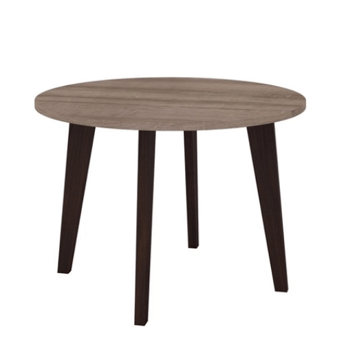 Mesa de Centro RT 3082 Redonda 58cm Branco – Pés Palito