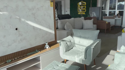 Poltrona Silícia Deluxe – Pés Palito