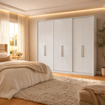 Guarda-Roupa PH1720 com 6 Portas e 4 Gavetas