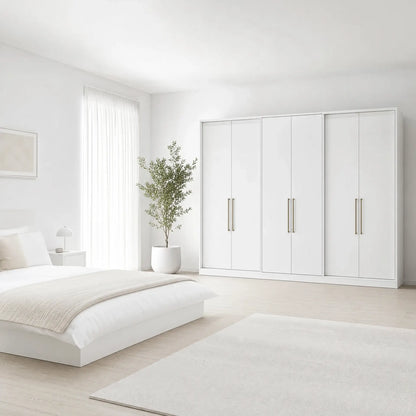 Guarda-Roupa PH1720 com 6 Portas e 4 Gavetas