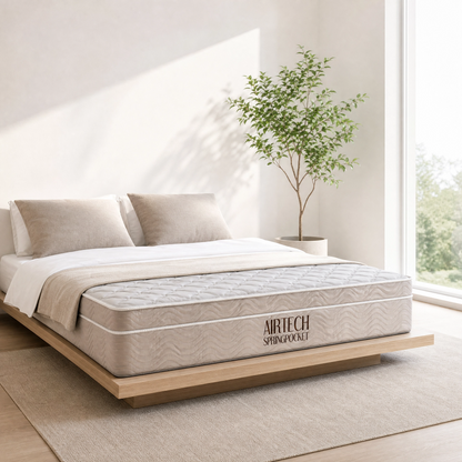 Colchão Casal Airtech Spring com Molas Ensacadas 138 x 188 x 30 cm