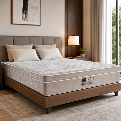 Colchão Casal Airtech Spring com Molas Ensacadas 138 x 188 x 30 cm
