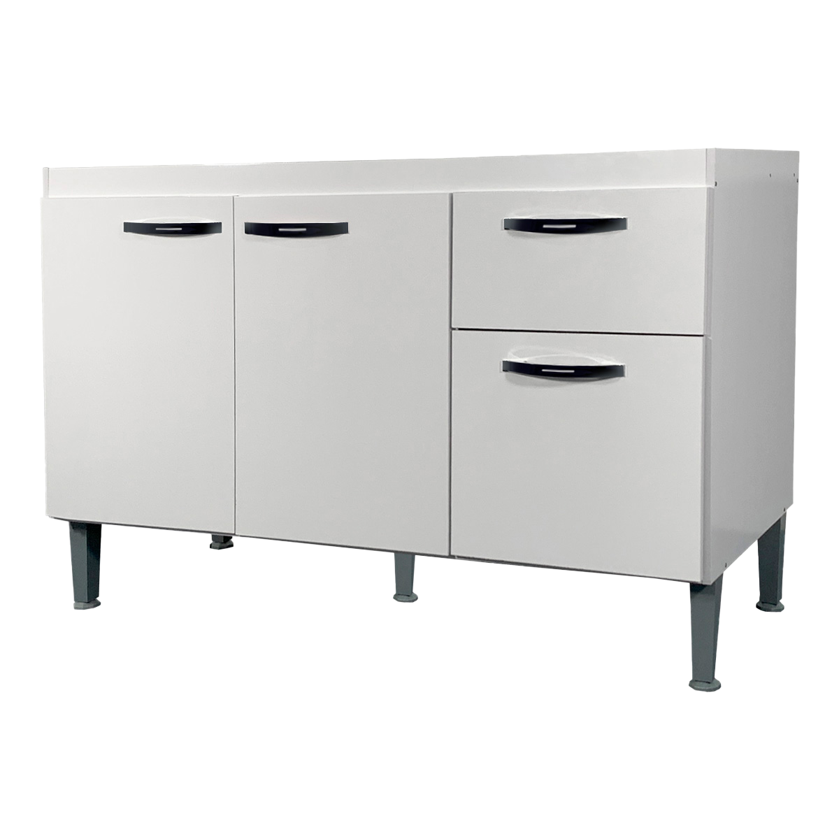 Balcão Cozinha 120cm 3 Portas – Sem Tampo