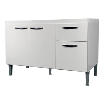 Balcão Cozinha 120cm 3 Portas – Sem Tampo